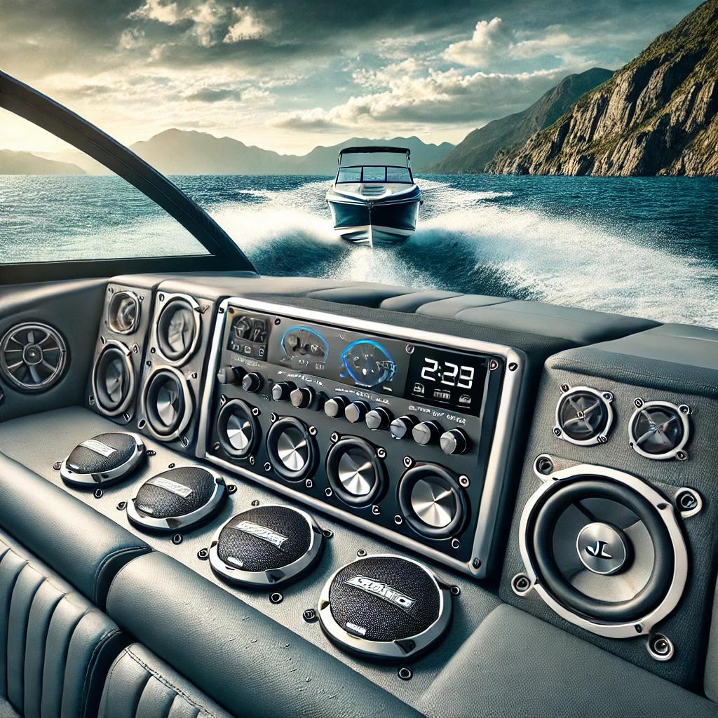 Image of marine audio system