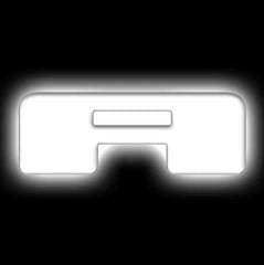 Oracle Lighting 3140-A-001 - Universal Illuminated LED Letter Badges - White LED - Individual - Matte White A