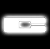 Oracle Lighting 3140-C-001 - Universal Illuminated LED Letter Badges - White LED - Individual - Matte White C