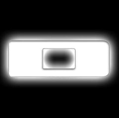 Oracle Lighting 3140-D-001 - Universal Illuminated LED Letter Badges - White LED - Individual - Matte White D