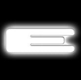 Oracle Lighting 3140-E-001 - Universal Illuminated LED Letter Badges - White LED - Individual - Matte White E