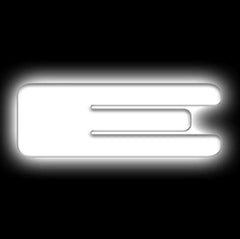 Oracle Lighting 3140-E-001 - Universal Illuminated LED Letter Badges - White LED - Individual - Matte White E