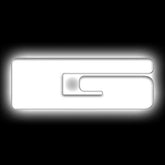 Oracle Lighting 3140-G-001 - Universal Illuminated LED Letter Badges - White LED - Individual - Matte White G