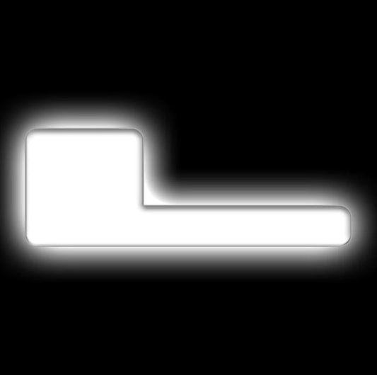 Oracle Lighting 3140-L-001 - Universal Illuminated LED Letter Badges - White LED - Individual - Matte White L