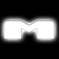 Oracle Lighting 3140-M-001 - Universal Illuminated LED Letter Badges - White LED - Individual - Matte White M