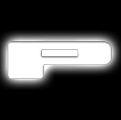 Oracle Lighting 3140-P-001 - Universal Illuminated LED Letter Badges - White LED - Individual - Matte White P