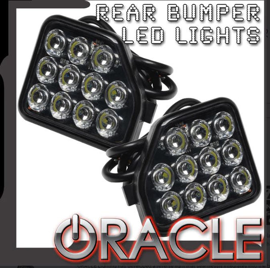 Oracle Lighting 5874-504 - Rear Bumper LED Reverse Lights for Jeep Wrangler JL -