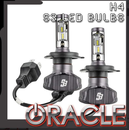 Oracle Lighting S5231-001 - H4 - S3 LED Headlight Bulb Conversion Kit - 6000K