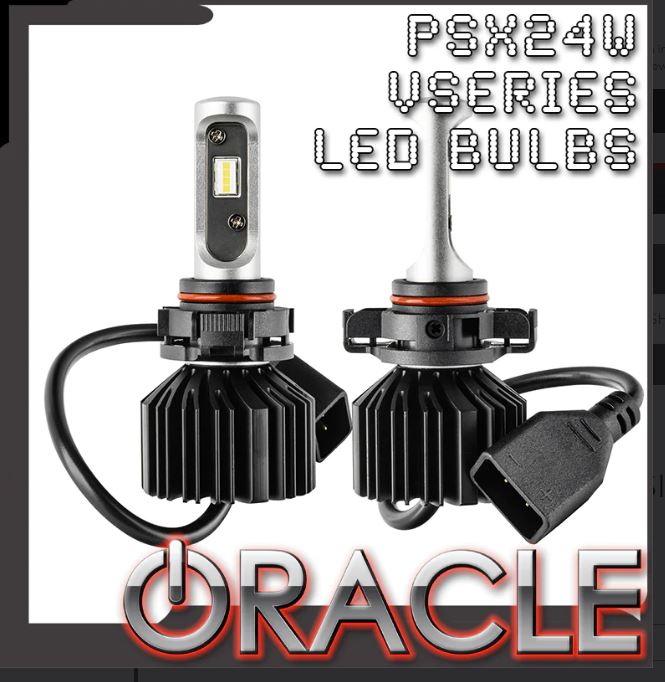 Oracle Lighting V5245-001 - PSX24W/2504 - VSeries LED Bulb Conversion Kit (Fog Light) -