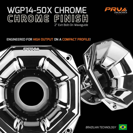 PRV Audio WGP14-50X CHROME Compact Profile Waveguide