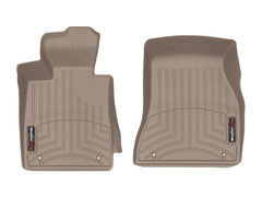 WeatherTech 4510891 2017+ BMW 5-Series Front FloorLiner - Tan (xDrive Only - Does Not Fit RWD)