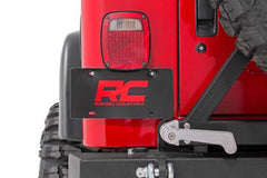 Rough Country 10510 License Plate Adapter Jeep Wrangler TJ (97-06)/Wrangler Unlimited (04-06)