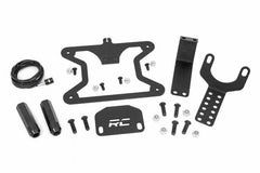 Rough Country 10541 License Plate Relocation Bracket Jeep Wrangler JK/Wrangler Unlimited (07-18)