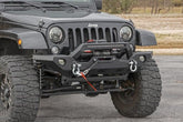 Rough Country 10596 Front Bumper Sport | OE Fog | Jeep Gladiator JT/Wrangler JK & JL/Wrangler Unlimited