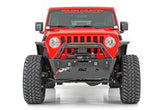 Rough Country 10597A Front Bumper Stubby | Trail | Jeep Gladiator JT/Wrangler JK & JL/Wrangler Unlimited 4WD