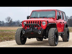 Rough Country 10597A Front Bumper Stubby | Trail | Jeep Gladiator JT/Wrangler JK & JL/Wrangler Unlimited 4WD