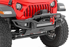 Rough Country 10647 Front Winch Bumper Tubular | Skid Plate | Jeep Gladiator JT/Wrangler JK & JL