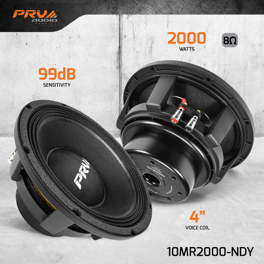 PRV Audio 10MR2000-NDY 10" Midrange Loudspeaker