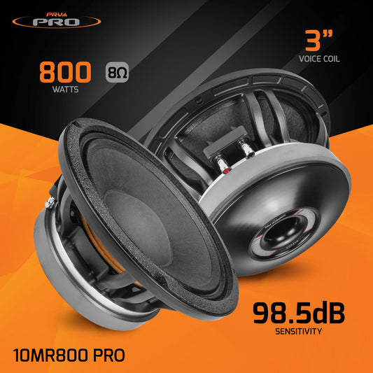 PRV Audio 10MR800 PRO 10" Midrange Loudspeaker