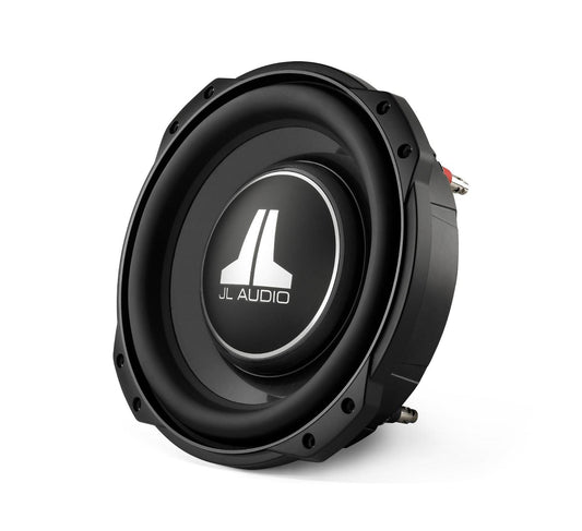 JL Audio 10TW3-D4 10-inch thin-line subwoofer driver (400W, dual 4 ohm voice coils)