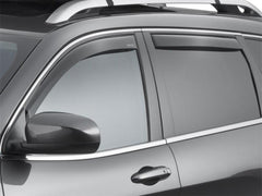WeatherTech 82741 14+ Jeep Cherokee Front and Rear Side Window Deflectors - Dark Smoke