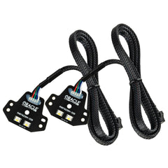 Oracle Lighting 1443-335 - 2015-2021 Dodge Charger ColorSHIFT RGB+W Headlight DRL Upgrade Kit - ColorSHIFT - w/BC1 Controller