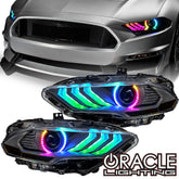 332 LED headlights mustang