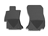 WeatherTech W387 16+ Subaru Crosstrek Front Rubber Mats - Black