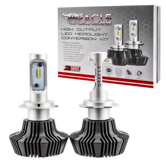 Oracle Lighting 5232-001 - H7 4000 Lumen LED Headlight Bulbs (Pair) - 6000K