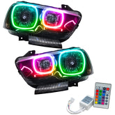 Oracle 7123-504 ColorSHIFT Halo Headlight Kit for 2011–2014 Dodge Charger