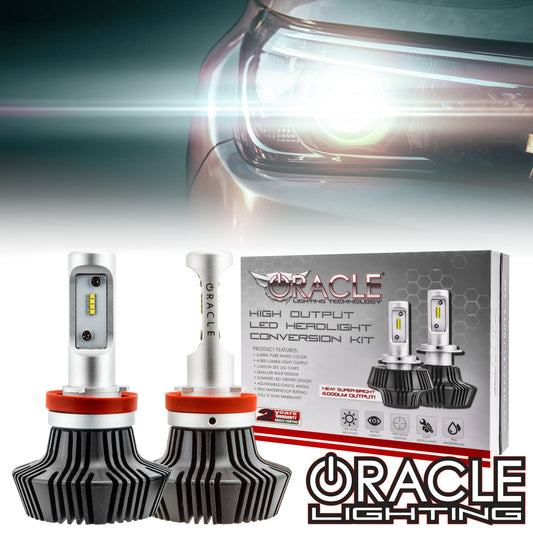 Oracle Lighting 5235-001 - H11 - 4,000+ Lumen LED Light Bulb Conversion Kit (Low Beam) -