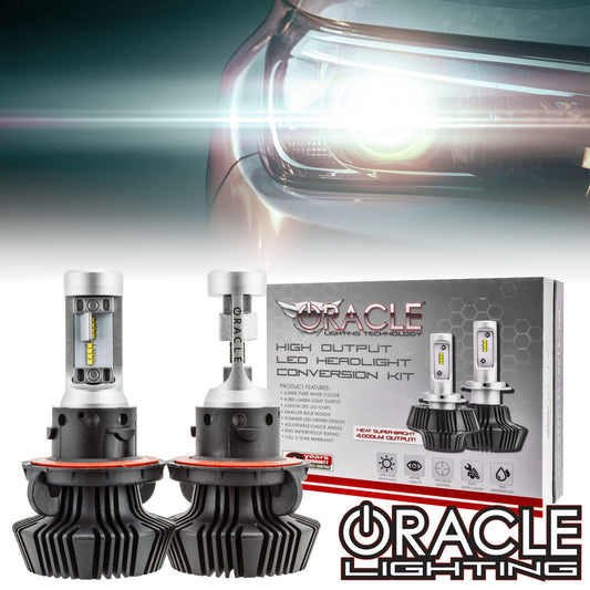 Oracle Lighting 5236-001 - H13 - 4,000+ Lumen LED Light Bulb Conversion Kit High/Low Beam (Non-Projector) -