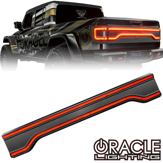 Oracle Lighting 5918-504-T - Racetrack Flush Style LED Tailgate Panel Light for Jeep Gladiator JT - Tinted