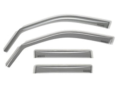 WeatherTech 82466 08-14 Mitsubishi Lancer Front and Rear Side Window Deflectors - Dark Smoke