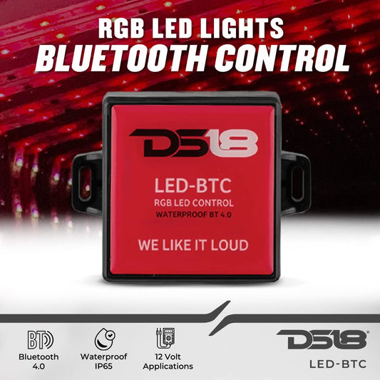 DS18 LED-BTC RGB LED Light Bluetooth Control (Works with android and iPhone)