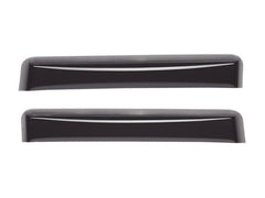 WeatherTech 81792 2016+ Toyota Tacoma Double Cab Rear Side Window Deflectors - Dark Smoke