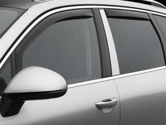 WeatherTech 82578 11+ Volkswagen Touareg Front and Rear Side Window Deflectors - Dark Smoke