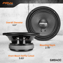 PRV Audio 6MB400 6.5" Midbass Loudspeaker