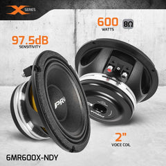 PRV Audio 6MR600X-NDY 6.5" Neodymium Midrange Loudspeaker