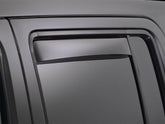 WeatherTech 81138 99-07 Ford Super Duty Super Crew Rear Side Window Deflectors - Dark Smoke