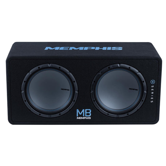 Memphis MBE12D1 Loaded Enclosure 2-12" 2ohm 1000RMS/2000MAX