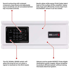 MB Quart NA3-600.6 6-Channel Marine Amplifier - 50W x 6