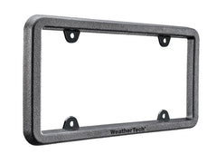 WeatherTech 8ALPBF1 BumpFrame Black Satin Textured Finish License Plate Frame