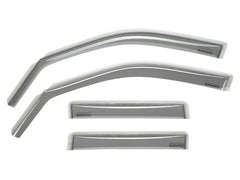 WeatherTech 82962 2018+ Hyundai Kona Front and Rear Side Window Deflectors - Dark Smoke
