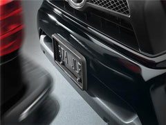 WeatherTech 8ALPBF1 BumpFrame Black Satin Textured Finish License Plate Frame