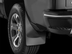 WeatherTech 110092 19+ Dodge Ram w/ Factory Flares Front No Drill Mudflaps - Black