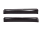 WeatherTech 81935 19-21 Ram 1500 Crew Cab Rear Side Window Deflectors - Dark Smoke