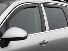 WeatherTech 82578 11+ Volkswagen Touareg Front and Rear Side Window Deflectors - Dark Smoke