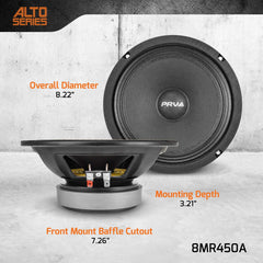 PRV Audio 8MR450A 8" Midrange Loudspeaker
