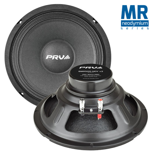 PRV Audio 8MR500-NDY v2 8" Neodymium Midrange Loudspeaker